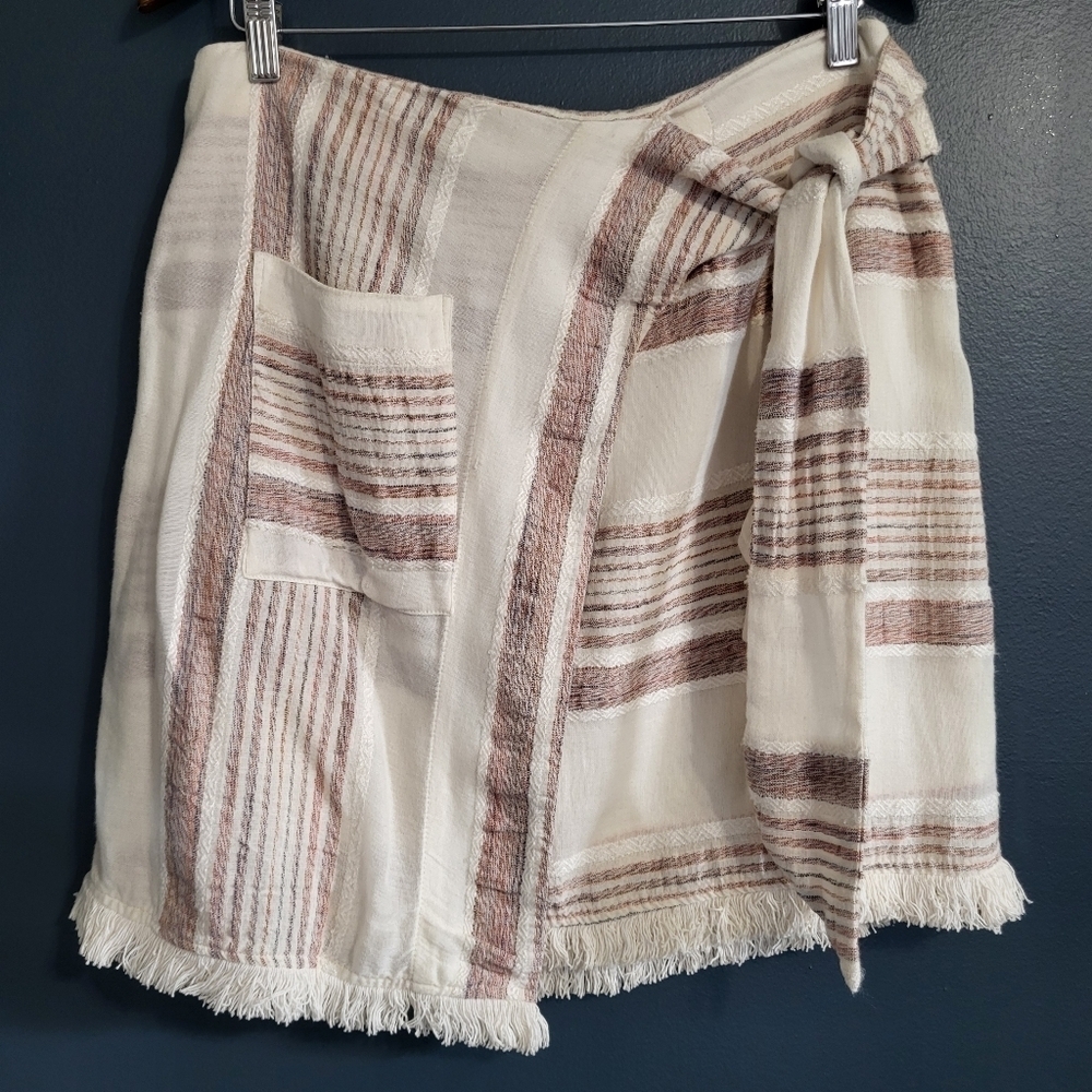 Holding Horses Anthropologie Avery Wrap Skirt Size 10